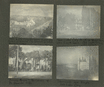 Salt Lake City, Brigham Young's house center of picture, on corner of street. Mormon College; Salt Lake City, Brigham Young's house and Eagle Gate (see eagle 2/3 way up picture); "Amelia House", residence of B's favorite wife; Tabernacle and Temple, Salt Lake City.