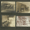 Oklahoma Ranch, the Barret's; Oklahoma; Group at the Oklahoma Ranch of Henry Frass; Oklahoma school, 1898, stove, two back rows, or more, with desk. Front, only benches.