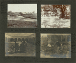 Station scene on Mexican Central R.R., about 40 miles from Tampico. River in background is navigable for six hundred miles; In the tropics, near Tampico, Mexico; Mexican courtyards: Dogs, people near and far; Same; Palms, people, paths, etc. Patio or inner courtyard in Govt. Art Museum, City of Mexico.