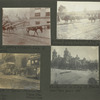 Mules packing timbers, City of Mexico; Burros packing bundles of hay. National Palace in background, City of Mexico; San Luis Potosi, Mexico, 1898. Second class street car, first class street car; Cathedral in City of Mexico, over 400 years old.