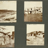 Photographs from Frank Teeter, Durango, Colorado: "Ania-bi" from afar; The chief's home; A home; A street in "Ariabi".