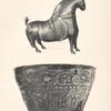 Bronzefigur (Pferd).; Bronzeschüssel.