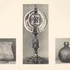 Glasflasche; Kristallring als Ostensorium; Glaskännchen.