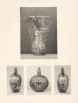 Glasgefäß; Kleine Glasflasche.