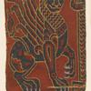 Fragment eines Seidenstoffes.