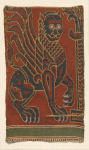Fragment eines Seidenstoffes.