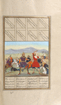 Rustam, Yazdigird's general, slain by Sa'd, the son of Vaqqâs the Arab.