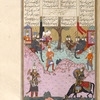 Rustam kills Ashkabûs and his horse.