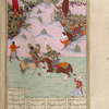 Iskandar kills Fûr of Hind in single combat by cleaving him down the middle with his sword.