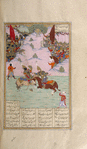 Iskandar kills Fûr of Hind in single combat by cleaving him down the middle with his sword.