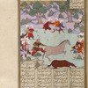 Rustam captures Rakhsh.