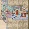 Rustam's Seven's Feat: he slays the White dîv.