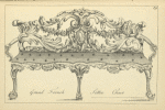 Grand French settee chair