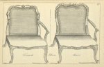 French elbow chairs