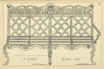 A gothick garden seat