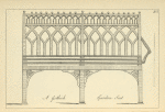 A gothick garden seat