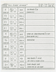 MET Opera Lightboard cue sheets