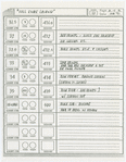 MET Opera Lightboard cue sheets