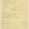 Handwritten cue sheets