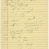 Handwritten cue sheets
