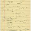 Handwritten cue sheets