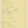 Handwritten cue sheets