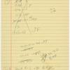 Handwritten cue sheets