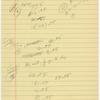 Handwritten cue sheets