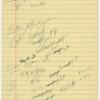 Handwritten cue sheets