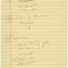 Handwritten cue sheets