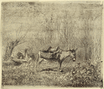 L'âne au pré (another impression)