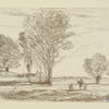 Cavalier arrêté dans la campagne (2nd state)