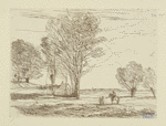 Cavalier arrêté dans la campagne (2nd state)