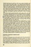 Literatura minulosti a budoucnosti