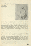 Kadlíkova Madona s přeslicí. Litografie z r. 1825