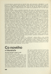 Co nového v literatuře