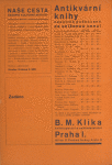 Magazin DP. Roč. 2, (1934/35), [no. 3] [Back cover]
