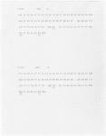 MET Opera console cue sheet printout