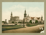 Church and royal castle, Dresden, Germany.