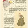 Two fashion illustrations and text.