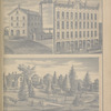 Res. of Capt. Luther Elting, Delafield St., Poughkeepsie N.Y. ; "Cedar Hills", Residence of John P.H. Tallman, Hooker Av. Poughkeepsie N.Y. [ With Vassar College in the Background. ]