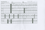 Blank American Ballet Theatre Metroplitian Opera House Cue Sheet
