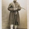 Postcard of William Bander, in costume, mailed to Miss Ida B. Gross in Boston, Mass.