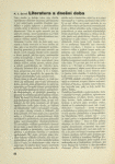 Literatura a dnešní doba