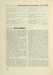 Bohumíl Mathesius: Imaginární rozhovor s F.X.Š.; Miloš Holas: Dvě jubilea