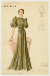 Woman in evening gown.