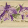 A happy birthday.