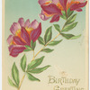 Birthday greeting.