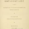 Umělecký list