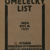 Umělecký list.
